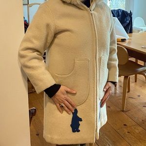 Hudson Bay style vintage winter jacket.